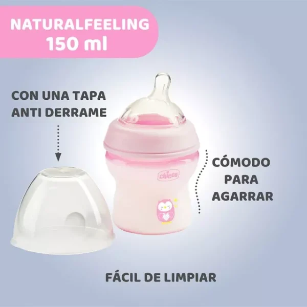 Mamadera para bebés de 0m+, Chicco Natural Feeling - Imagen 2