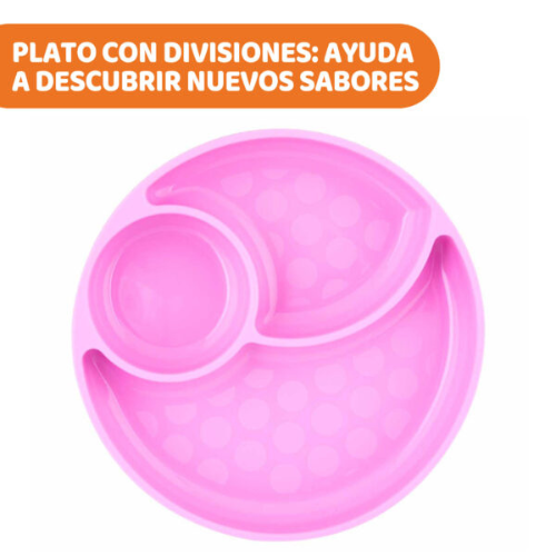 Plato con divisiones silicona - Chicco - Imagen 2