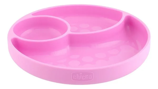 Plato con divisiones silicona - Chicco
